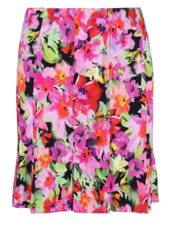 Fusta scurta cu imprimeu floral