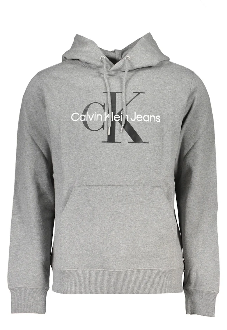 Bluza barbati, CALVIN KLEIN, 100% Bumbac, Gri, J30J320934, Gri