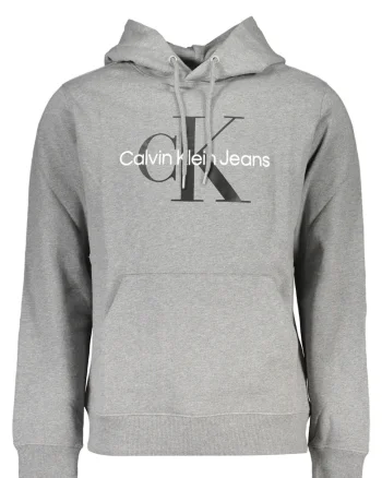 Bluza barbati, CALVIN KLEIN, 100% Bumbac, Gri, J30J320934, Gri