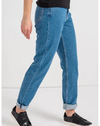Blugi slim drepti Authentic, Albastru melange