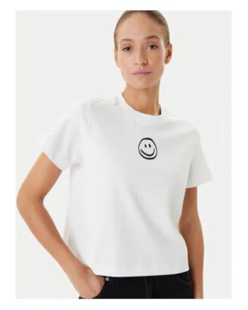 Tricou dama,  Alb, Bumbac organic,