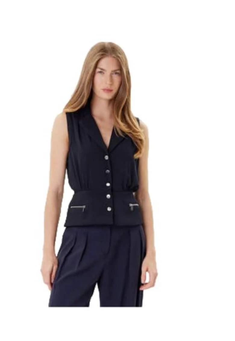 Tricou dama,  poliester, bleumarin