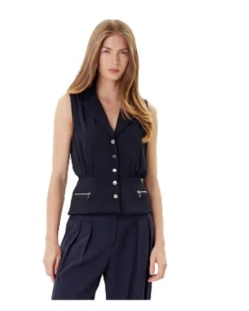 Tricou dama,  poliester, bleumarin