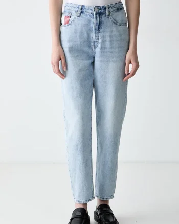 Tommy Jeans blugi mom fit pentru femei