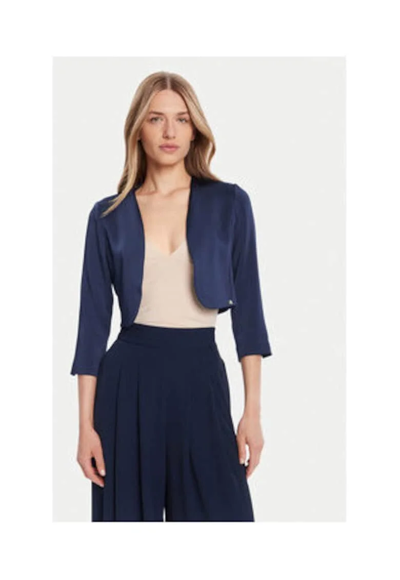 Sacou dama,  bleumarin, 97% poliester, 3% elastan,