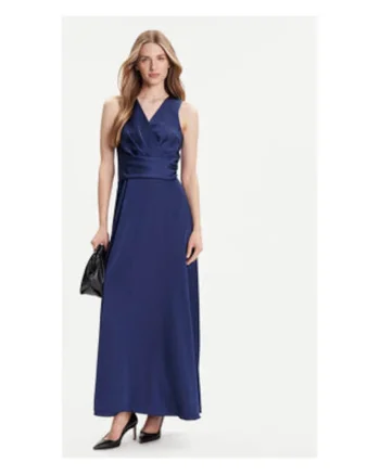 Rochie de seara,  bleumarin, 100% poliester,