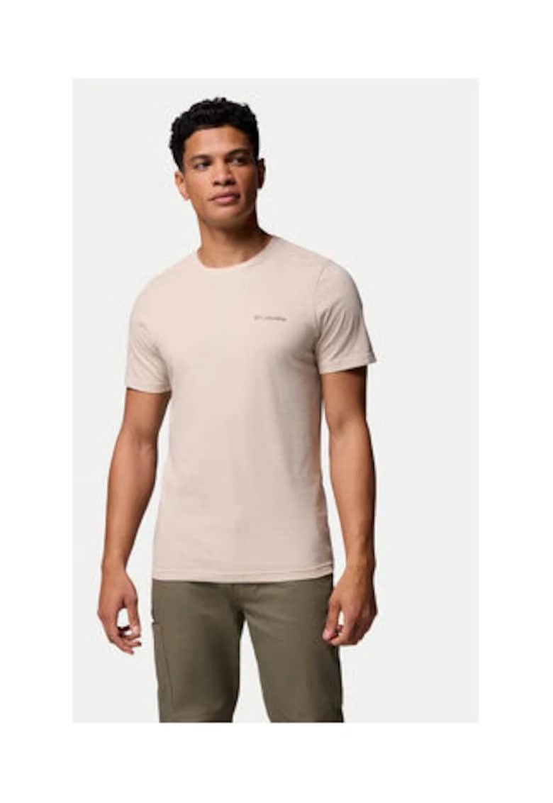 Tricou Barbati,  Bej, 100% bumbac organic