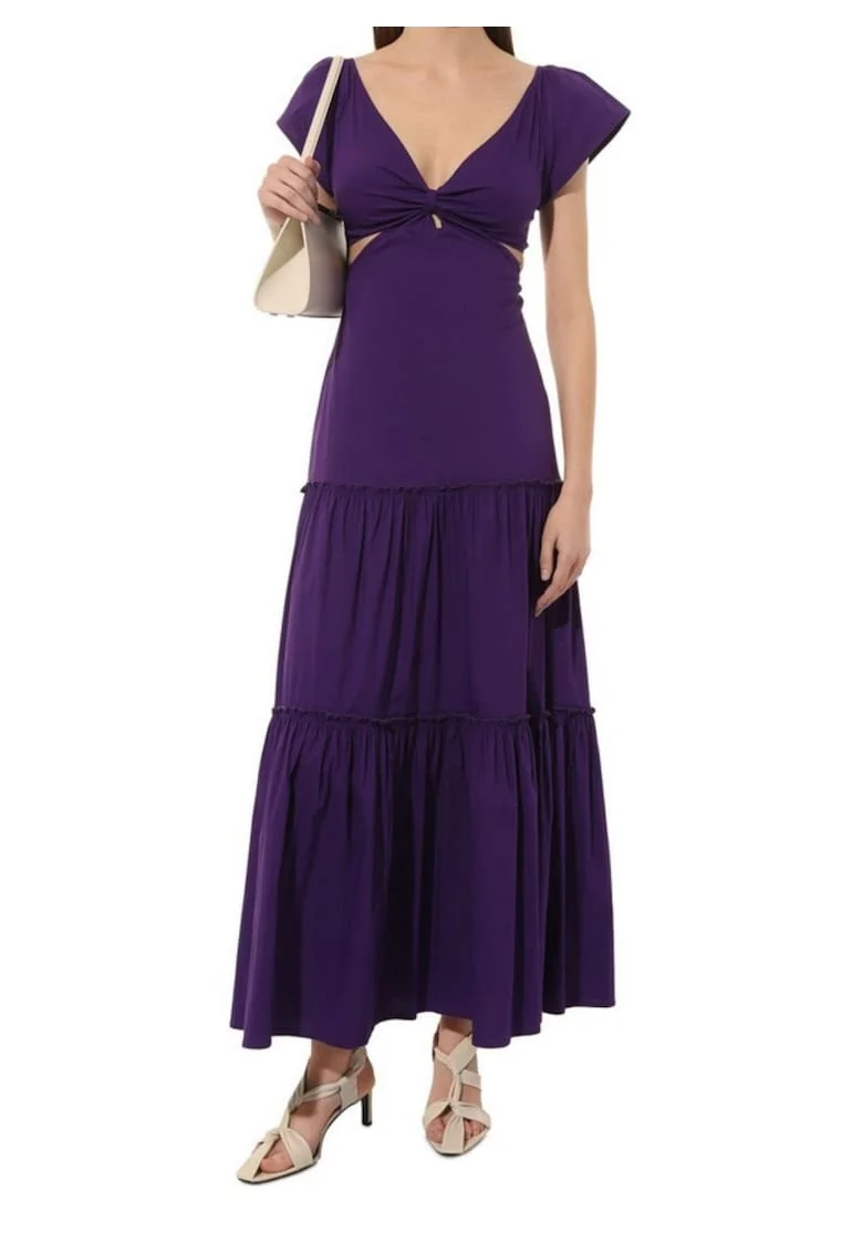 Rochie cocktail  pentru femei, mov, maxi,