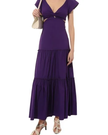 Rochie cocktail  pentru femei, mov, maxi,
