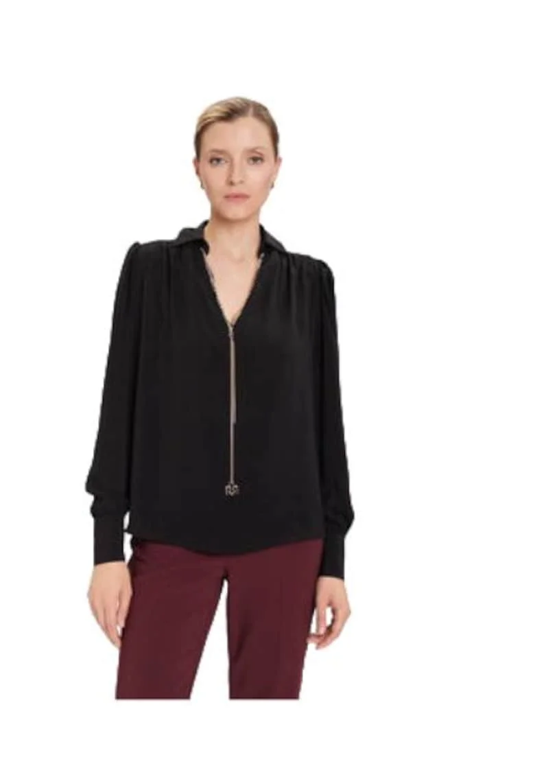Camasa dama,  poliester, negru,
