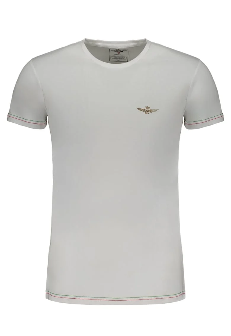 Tricou barbati,  95% bumbac, 5% elastan, Alb, 2XL, SCOTI003J508