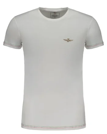 Tricou barbati,  95% bumbac, 5% elastan, Alb, 2XL, SCOTI003J508