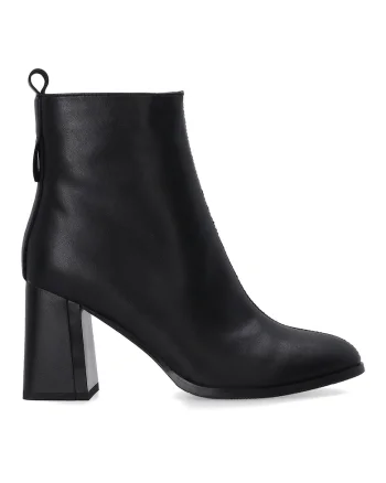 Ghete negre elegante din piele naturala