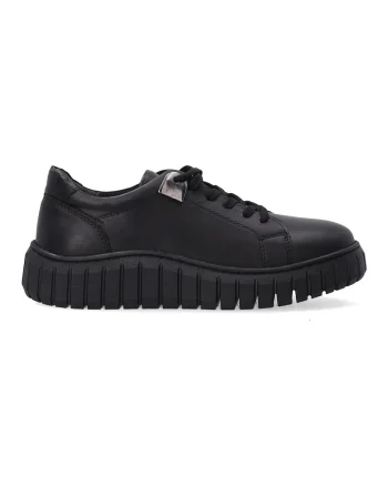 Adidasi sport de dama din piele cu platforma