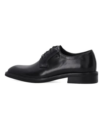 Pantofi clasici negri din piele lucioasa pentru barbati