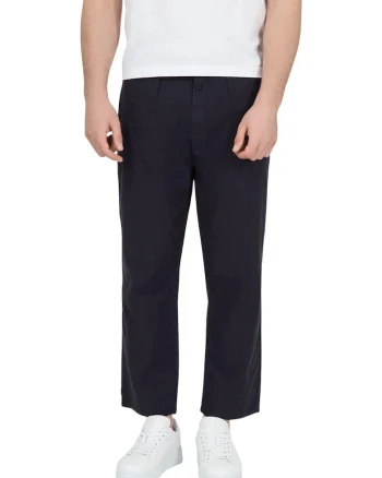 Pantaloni barbati  Bruno bleumarin drepti din material W32