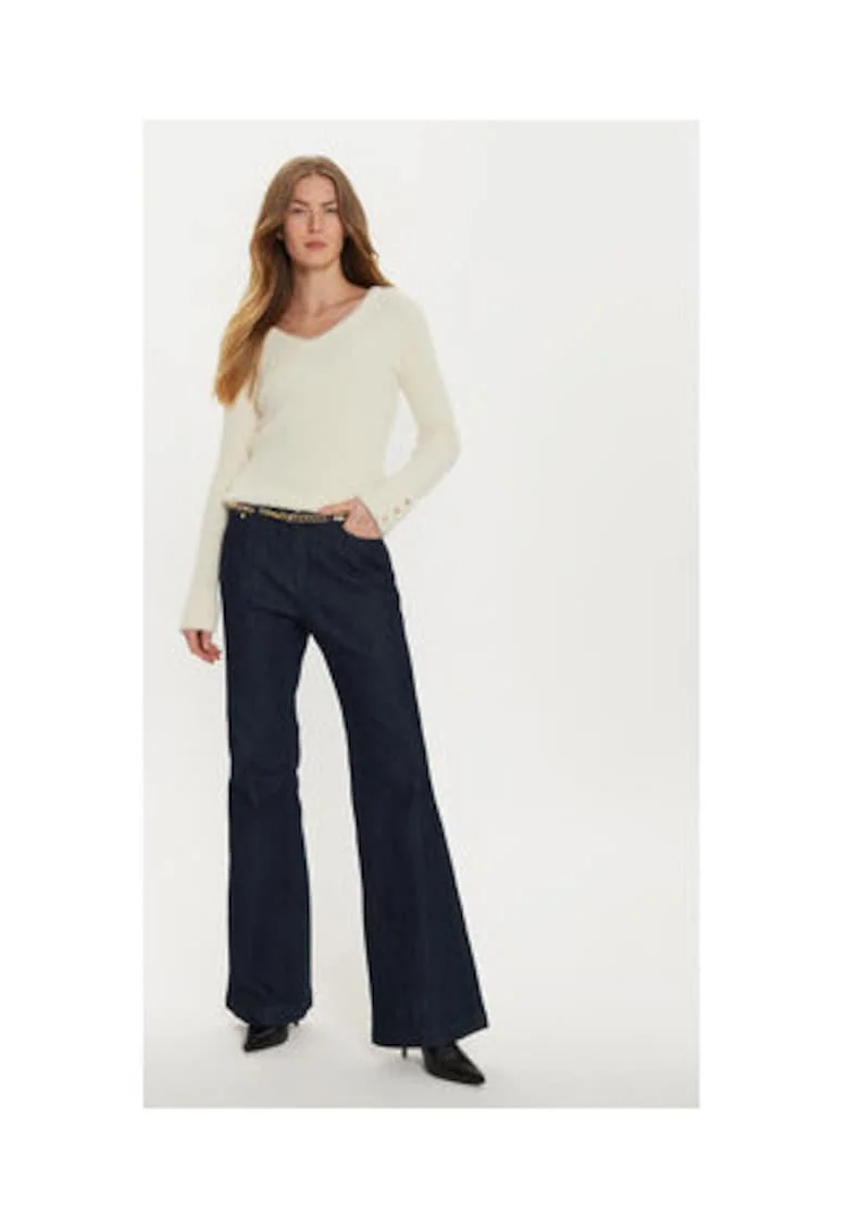 Pulover Dama,  Ecru, 100% poliamida,