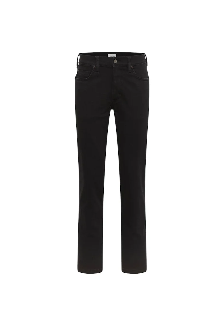 Blugi regular fit cu buzunare, Negru