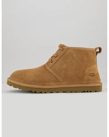 Ghete chukka de piele intoarsa Neumel, Galben inchis