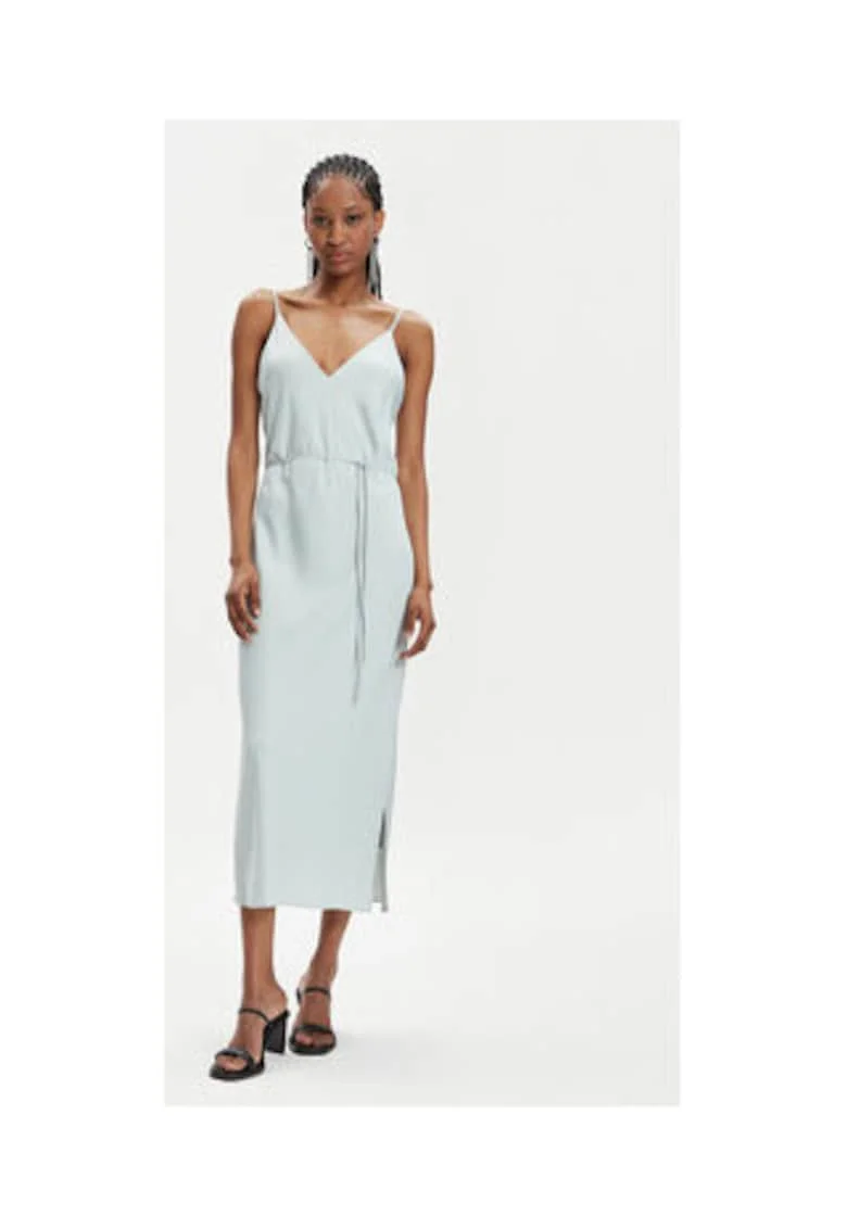 Rochie de vara,  verde, 100% poliester reciclat,