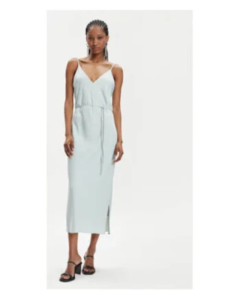 Rochie de vara,  verde, 100% poliester reciclat,