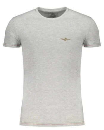 Tricou barbati,  95% bumbac, 5% elastan, Gri, SCOTI003J508