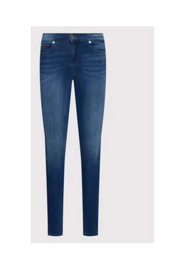 Blugi dama,  bleumarin, 100% bumbac organic,