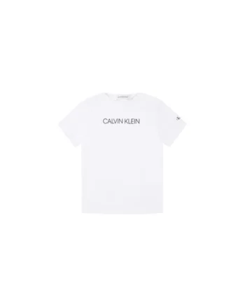 Tricou Baiat,  Alb, bumbac organic, 4 ani