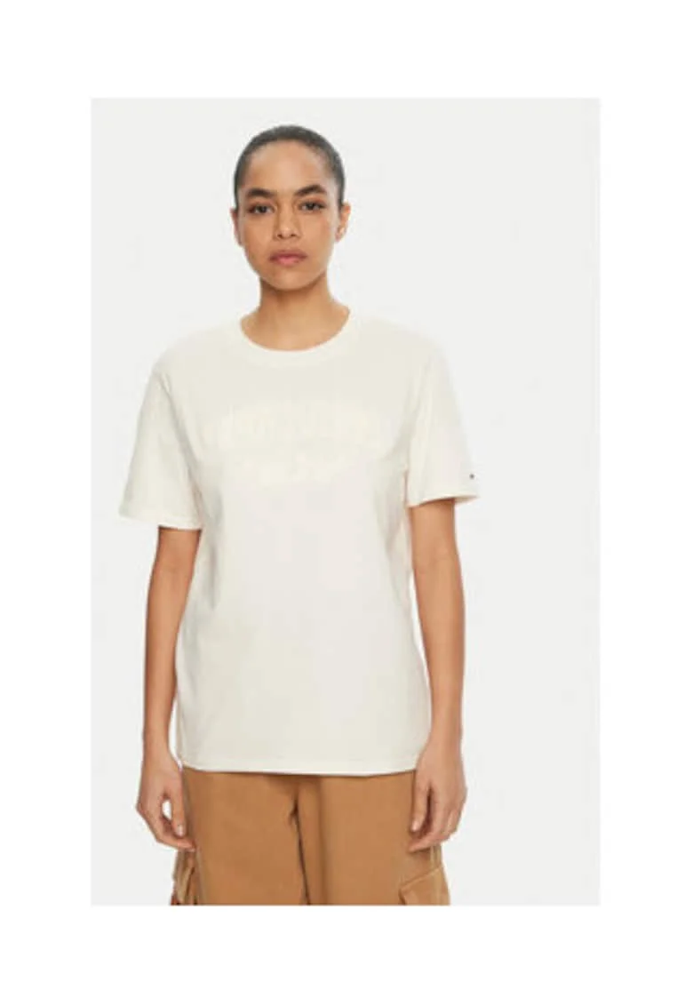 Tricou dama,  Alb, 100% bumbac,
