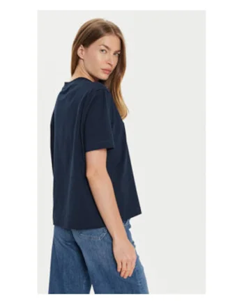 Tricou Dama,  Bleumarin, 100% bumbac,