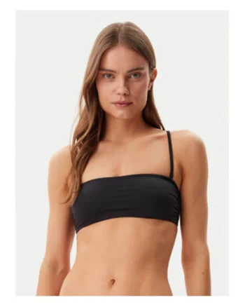 Top de bikini dama,  negru, 83% poliamida reciclata, 17% elastan,