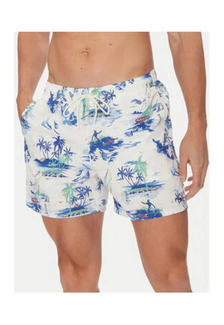 Costum de baie barbati,  multicolor, nailon reciclat,