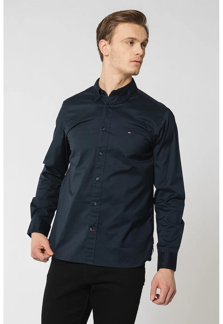 Camasa Oxford regular fit, Albastru inchis