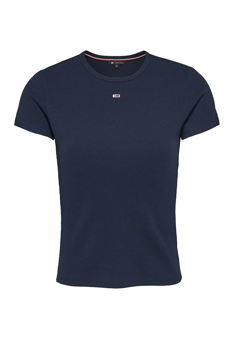 Tricou slim fit striat, Albastru ultramarin