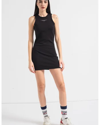 Rochie mini fara maneci, Negru