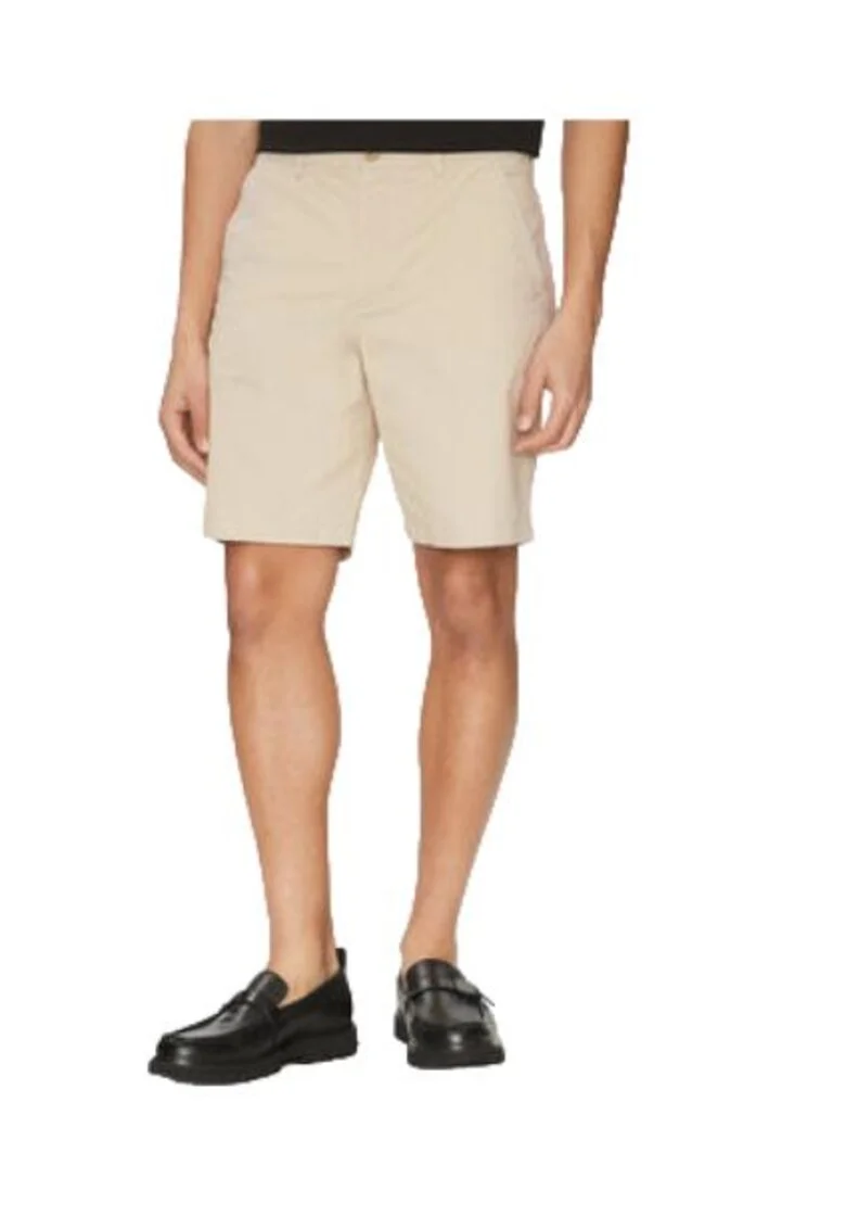 Pantaloni barbati,  bej, bumbac, elastan, Bej