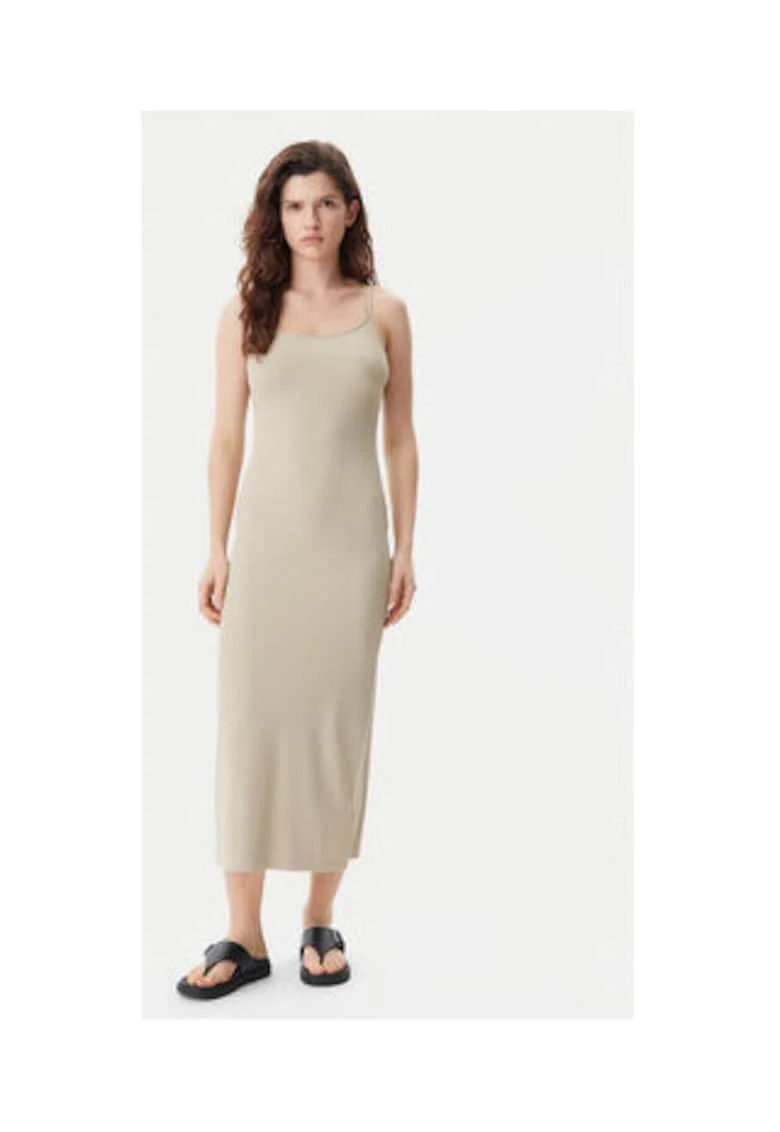 Rochie de vara,  bej, 94% poliamida reciclata, 6% elastan, Bej