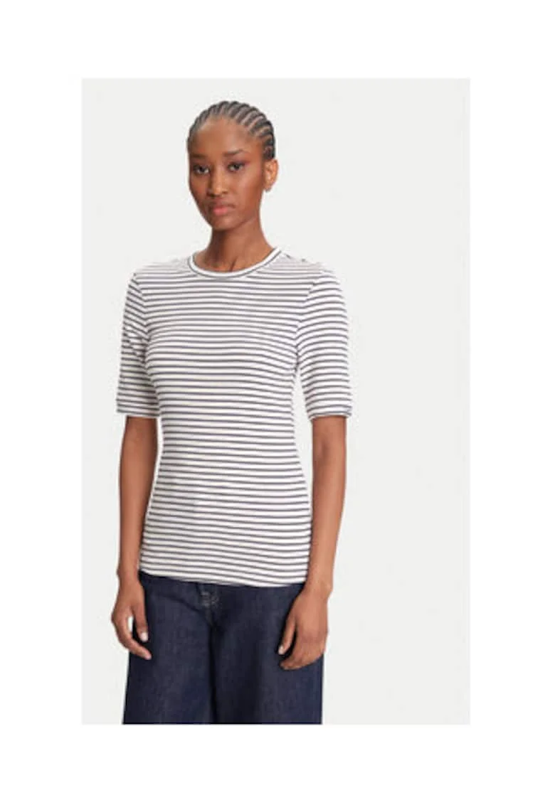 Tricou Dama,  Bleumarin, 95% bumbac, 5% elastan,