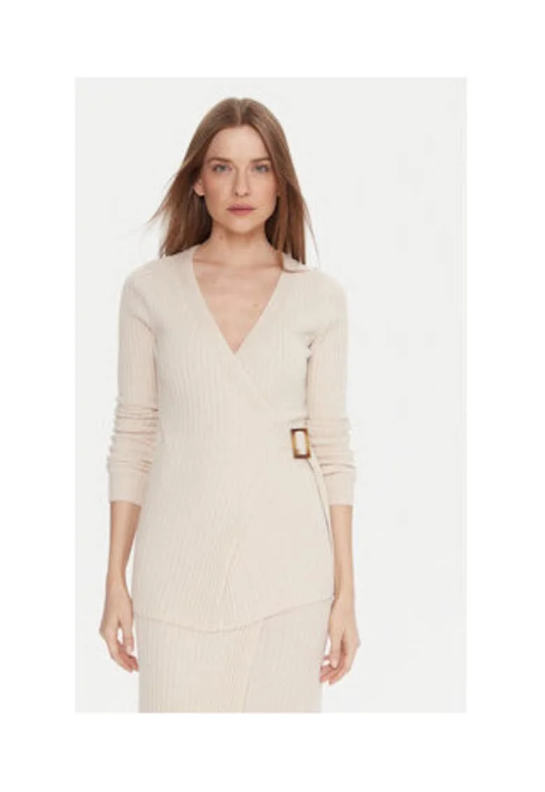 Cardigan dama,  poliamida, ecru
