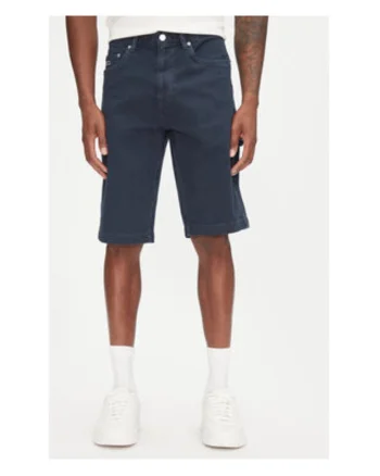 Sorturi din material textil pentru barbati,  Bleumarin, 97% bumbac organic, 3% elastan,