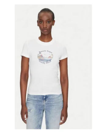 Tricou Dama,  Ecru, bumbac