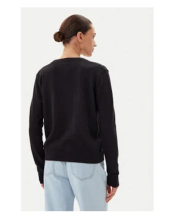 Pulover de dama,  Negru, 100% bumbac