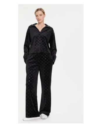 Pantaloni dama,  poliester, negru,