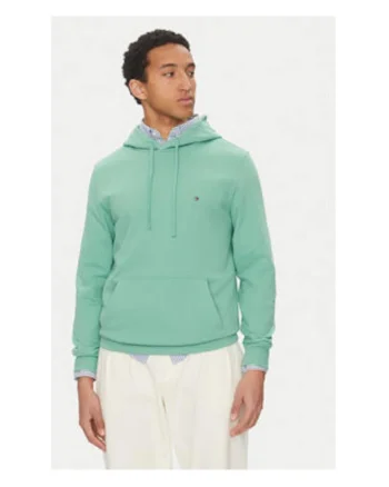 Hanorac barbati,  verde, 100% bumbac