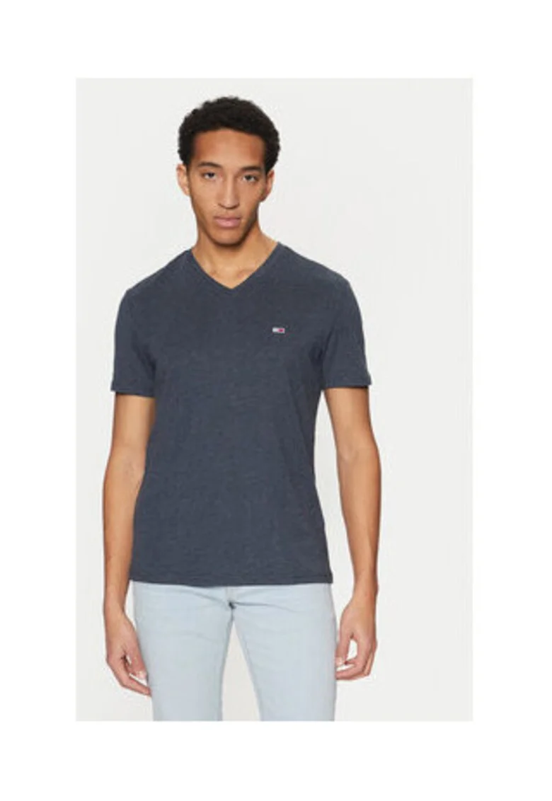 Tricou barbati,  bleumarin, 60% bumbac, 40% poliester reciclat