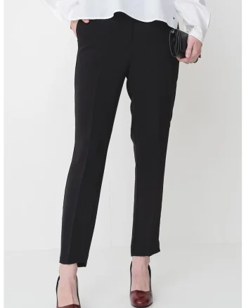 Pantaloni eleganti cu pensa, Negru
