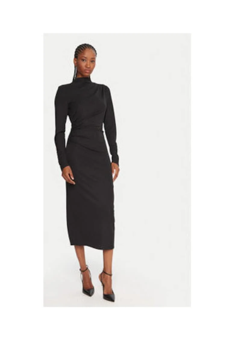 Rochie cocktail  95% poliester, 5% elastan, Negru