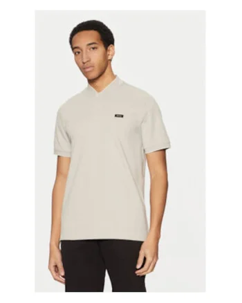 Tricou barbati,  bej, 96% bumbac organic, 4% elastan