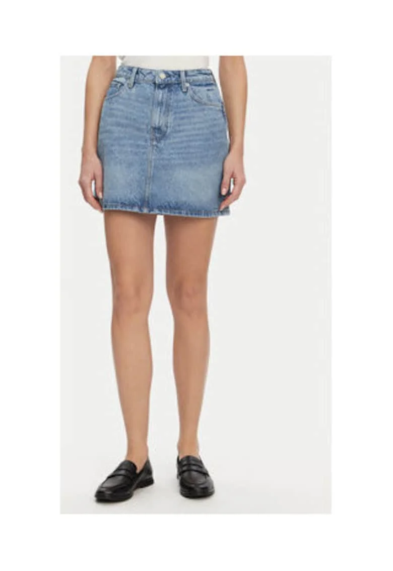 Fusta dama,  denim, albastru