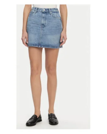 Fusta dama,  denim, albastru